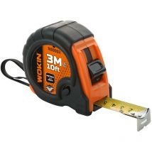 Taschenbandmaß mit 3er Stopp und Gummimantel, 5 m / 16 ft x 19 mm