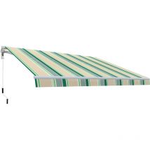 Tenda completa manuale Smartsun 4x2,5m Telo acrilico beige/verde