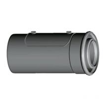 Tuyau d&39échappement / air Cob 2651470 dn 80 / 125, 250 mm, enfichable, avec blanc - Wolf