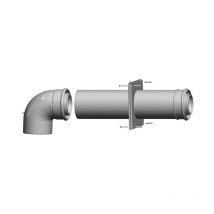 2651480 - Connection set DN80/125 35-50kW - White - Wolf