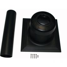 Schachtabdeckung DN80 Kunststoff Mündungrohr Kunsstoff - Wolf