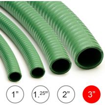 3'' Reinforced Suction Hose - 5 Metres - Wolf