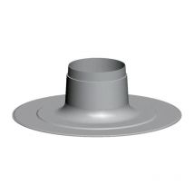 Collier de toit plat Cob 2651486 dn 125, vertical, pour acheminement air / gaz d&39échappement - Wolf