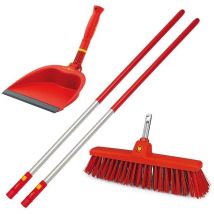 Wolf Garten Handle 120cm ZMI12 Garden Multi Change x 2 & SB400M Broom & Dustpan