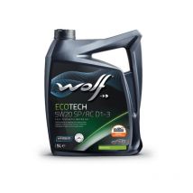 Huile moteur ecotech 5W20 sp/rc D1-3 - Bidon de 5 litres - 1050526 - Ce produit de marque est neuf. - Wolf