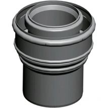 Wolf – 2651485 – Erweiterung DN 80/125 auf DN 110/160 – Polypropylen – Weiß – Reduzierung – Max. Mediumtemperatur 120 °C