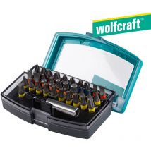 Wolfcraft - Bit-Box massiv, mit Magnet-Bithalter 2975000