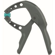 Wolfcraft Federzwinge ERGO 30 – Haltekraft 300 g – Spannweite 30 mm – Ergonomischer Griff – rutschfeste Bedienung