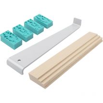 Wolfcraft - Verlegeset für Laminat Parkett Kork Verlegehilfen