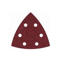 Wolfcraft Schleifpapier Delta K40 K60 K80 K120 K180 95 mm 20 Stück für Deltaschleifer