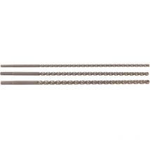 Wolfcraft Mauerdurchbruchsbohrer-Set 3-teilig – Durchmesser 8/10/12 mm – Sechskant-Schaft – Hartmetall – 130° Spitzwinkel