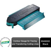 Wolfcraft - Contour Gauge - For tracing and transferring cutting lines and irregular shapes - Perfect for tiles, laminate and flooring