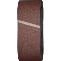 Schleifbänder K60 75 x 533 mm 3-teilig für Bandschleifer - Wolfcraft