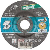 Disque de coupe pour metal ø 115 x 2,5 x 22,23mm. 1620099 Wolfcraft
