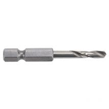 Wolfcraft - 7256000 hss Foret pour le métal 2 mm Longueur totale 47 mm meulé din 338 1/4' (6,3 mm) 1 pc(s) W86400