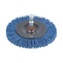 Wolfcraft - Nylondraht-Scheibenbürste, soft, ø 75 mm - 2726000