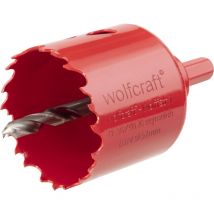 Wolfcraft - Scie Cloche Multi-Matériaux BiM - Diamètre 51 mm - Profondeur de coupe 40 mm, Foret Centreur - réf. 5471000