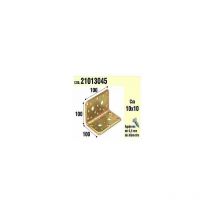 Cornière de support en bois 100 x 100 x 100 mm.