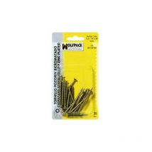 Vis Boulon Pozidriv Bichromaté 3.5/19x 16 mm. (50 pièces)