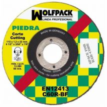 Disque de coupe abrasif pour pierre fine 115x1,2 mm.