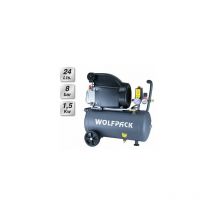 Wolfpack - Compresseur 24 Litres 2.0 hp Sans Huile
