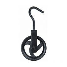 Eh bien poulie 12 cm.