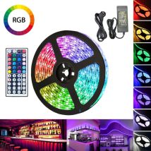 Swanew - 2M led Streifen set , rgb led Stripe 5050 smd, led Strip 30 LEDs, led not wasserdicht(IP20), mit 44 Tasten Fernbedienung