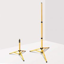 Swanew Baustrahler Stativ, Strahler stativ, Höhenverstellbar Flutlicht Ständer, Stahlstativ, Farbe: Gelb
