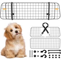 SWANEW hundegitter auto Hundeschutzgitter Mit kleinen tieren funktioniert verstellbar von 90-145 cm schwarz