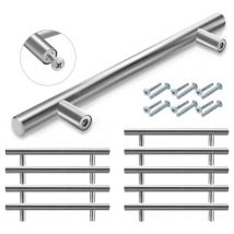 VINGO Möbelgriffe Schrankgriffe Küche Schrankgriff Bad Küchengriff Büro Türgriff 220x160x10MM 50 Stück