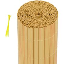Wolketon - pvc Sichtschutzmatte UV-Schutz mit Kabelbindern Outdoor Balkonverkleidung Wetterfest Sichtschutzzaun Balkon Terrasse Windschutz
