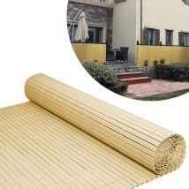 Wolketon - pvc Sichtschutzmatte Sichtschutzzaun Wetterfest UV-Schutz Balkon Terrasse Windschutz Sichtschutz Outdoor Balkonverkleidung für Balkon