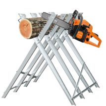 Swanew Sägebock 150kg Holzschneidebock Motorsäge Sägehilfe Metall Kettensäge klappbar