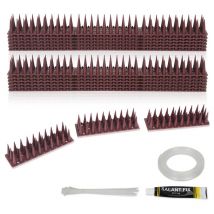 Wolketon - swanew Vogelabwehr 12x Taubenabwehr Taubenabwehr Rabe Raben Taubenspikes Vogelschreck Vogel Taubenspikes Abwehrstachel Taubenschreck 5.16M