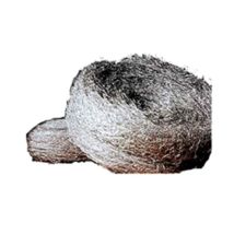 Mittlere glatte Stahlwolle 0 Rolle 2,25 kg Aluminium-Scheuerschwamm für Küchen und Werkstätten