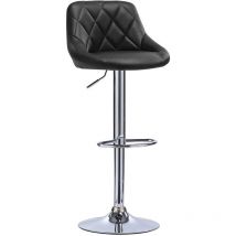 WOLTU 1 pcs bar stools chairs Breakfast Dining stools chairs for Kitchen Adjustable Black