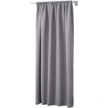 1 pièce Rideau occultant, pour Maison intérieure pour fenêtre et Porte Isolant Thermique, 135x245cm, Gris Foncé VH5880dg - Woltu