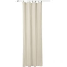 Woltu - 1PC Rideau Opaque Passe Tringle Rideau occultant en Polyester 135x245cm, Crème