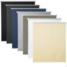 Woltu - 1x Store Enrouleur occultant, Isolant Thermique avec revêtement sans perçage, 100x210cm Beige, TR5700be15