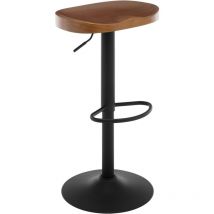 Woltu - Breakfast Bar Stools Set of 1 Bar Chairs for Kitchen Counter Height Adjustable, Solid Wood, Brown