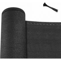 Woltu - Brise Vue 1x20 m, Clôture Jardin en hdpe 280g/m², Brise Vue Jardin, Protection Contre Soleil, Vent, uv, Résistant aux Intempéries, Anthracite
