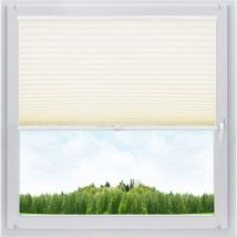 Stores plissés, Installation Rapide et Directement sans perçage, Stores easyfix aveugles Romain, contreventés, Rollo Stores Opaques pour fenêtres,