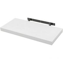 Tagère Murale, pour Salon, Cuisine, Chambre, Salle de Bain, 70x22, 9x3, 8cm, Blanc, RG9369ws - Woltu