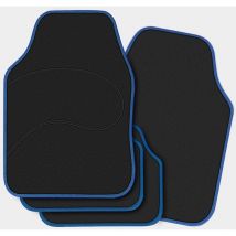 Voiture Tapis Universel, Tapis de Sol, Tapis de Voiture en Tissu, Bleu - Woltu