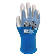 WG-522W Guantes de taller Azul, Blanco Espuma de nitrilo, Poliéster 1 pieza(s) - Wonder Grip