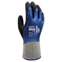 WG-538 Guantes de taller Negro, Azul Acrílico, Espuma de nitrilo, Poliéster 1 pieza(s) - Wonder Grip
