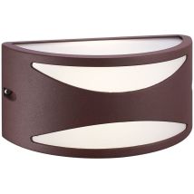 Wonderlamp W-t000052 - Lampada Da Parete Per Esterni, Moderna Classica Ii, Impermeabile, Ip54, Marrone Ossido, Lampadina E27