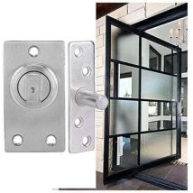 Wood Door Hinge, Door Pivot Hinges, Heavy Duty for Wood Doors Murphy Hinge System Stainless Steel 360 Degree, Pivot Shaft