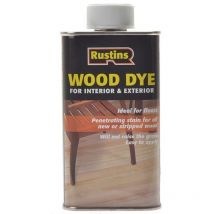 Wood Dye Brown Mahogany 1 litre RUSWDBM1L - Rustins