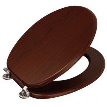 Oxford Mahogany Toilet Seat - Showerdrape